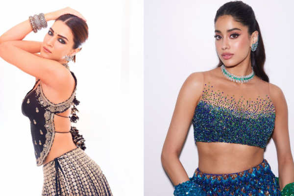 Kriti Sanon to Janhvi Kapoor: Stylish Bollywood Inspired Lehenga Blouse Designs