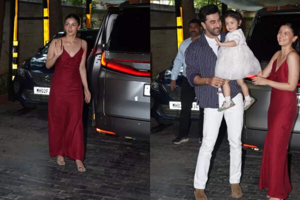 Alia Bhatt Wears Simplest Red Dress to Kapoor Family Christmas Dinner – Times of India