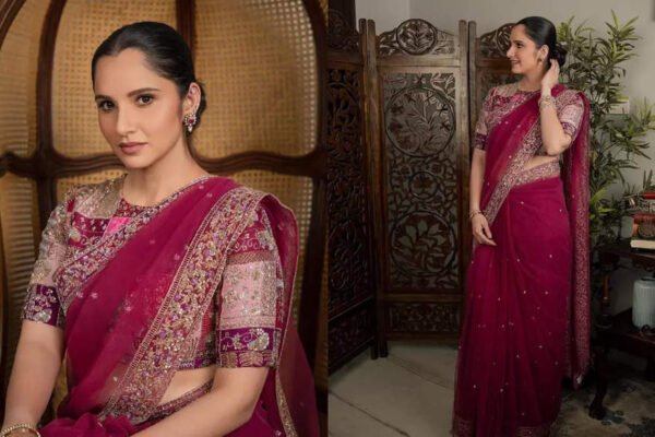Sania Mirza wore the most gorgeous saree at the wedding of P. V. Sindhu – Times of India