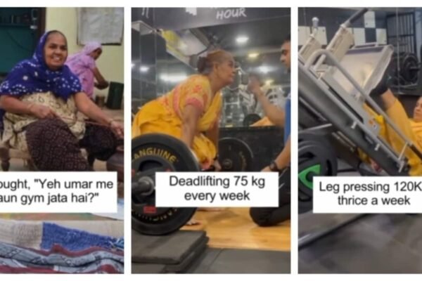 A 70-year-old woman lifts weights, does 120 kg leg press and cardio in the gym after a back injury; The Internet is in awe of her