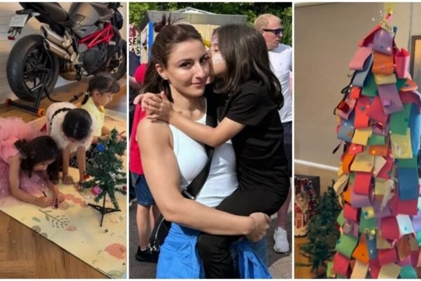 Daughter Soha Ali Khan Inaai’s cute Christmas gathering with friends, decorating trees and sweet treats