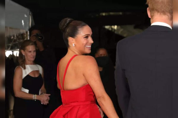 Meghan Markle’s red dress: an expression of confidence, power and reinvention | – Times of India