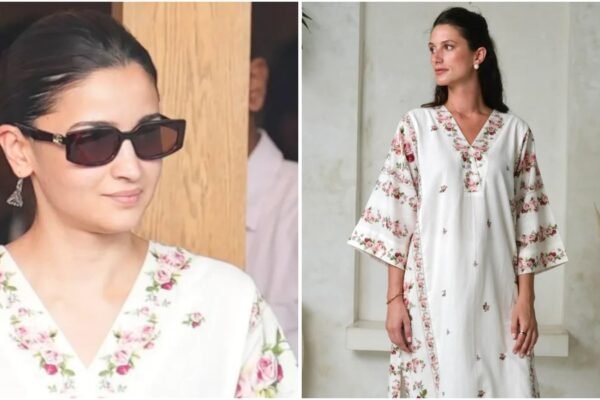 Alia Bhat glows in Kurt’s flower set of 8,800 when she returns from vacation with Ranbira and Baby Raha. Watch