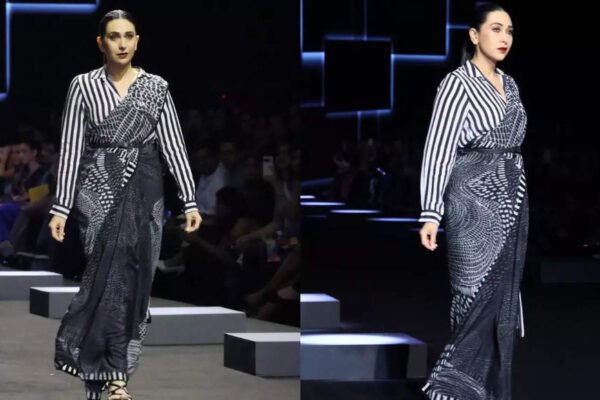Karisma Kapoor is fascinating on the ramp for Satya Paul – The Times of India