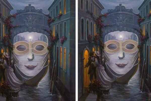 Optical illusion of personality testing: masked woman or couple? What you see for the first time reveals your secret weakness – India’s time