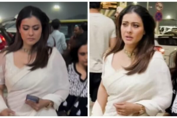 Kajol turns into Anjali from Kuch Kuch Hota, if she adds an elegant ethnic touch to the appearance of the airport. Watch