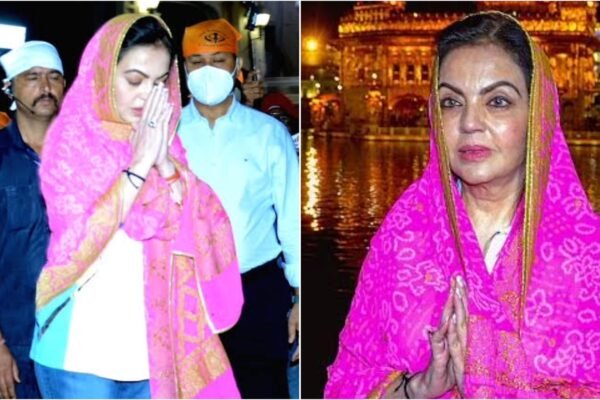 Nita Ambani throws her ordinary glamor for simple denim look with bright pouch for her visit to the golden temple