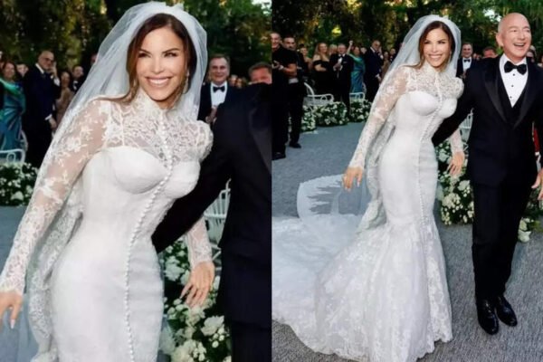 Jeff Bezos Leads Lauren Sanchez: The bridal wedding dress took 900 hours