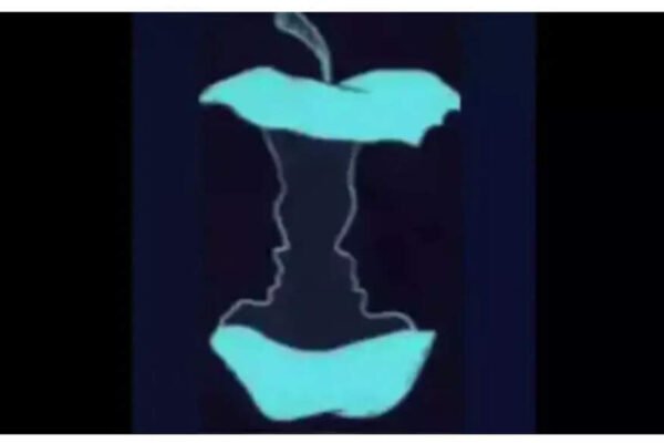 Optical illusion: eaten apple or two facets? What you see in the first place will open the deep secret of your personality – India’s time