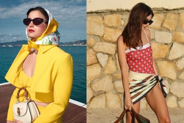 From Ali Bhat to Emily Ratyukovsky: the trend of a silk scarf, approved by Celeb, is increasing!